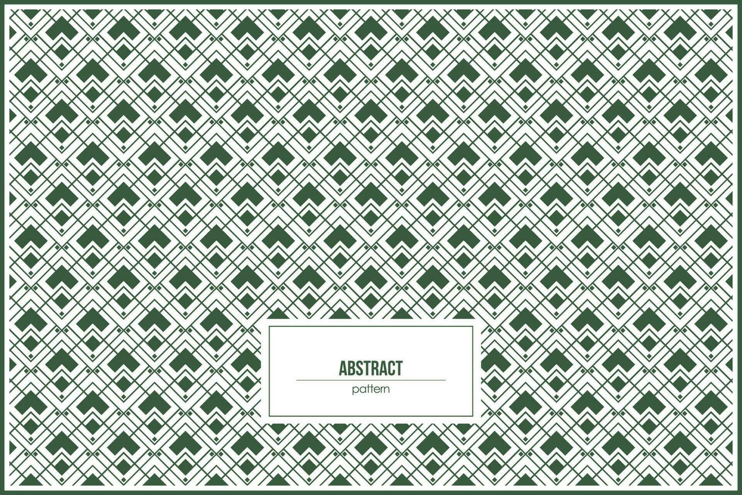 abstract pattern of creative dark green rhombus vector