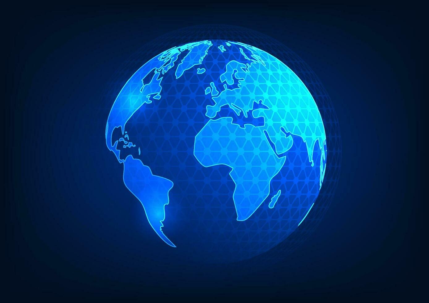 Earth technology background Refers to the Internet network system that covers the whole world. help to communicate The search sends information. do business conveniently can connect to each other vector