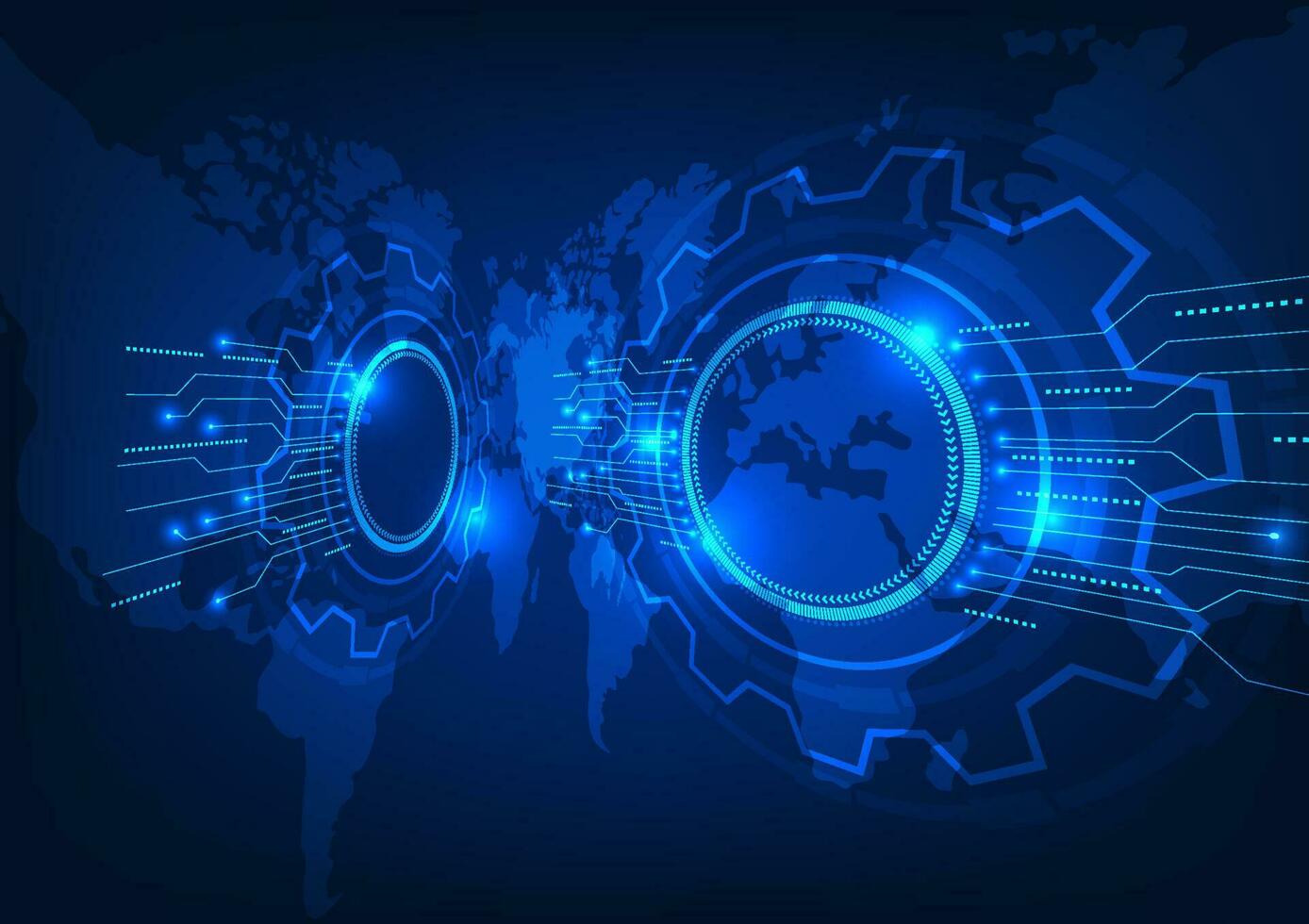 mundo mapa tecnología antecedentes eso transporta información mediante el Internet red ese lata acceso información en cualquier sitio en el mundo. o haciendo internacional negocio vector