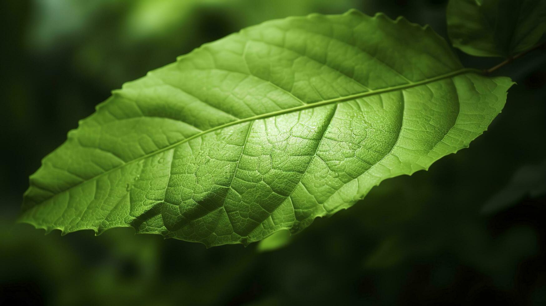 Earth Day and World Environment Day, Spring, Beautiful Natural fresh green leaf, relaxation nature concept, generate ai photo