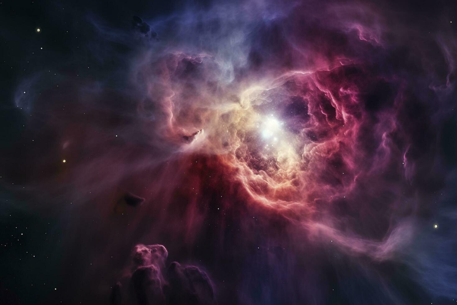 the Orion Nebula deep space objects , generate ai photo