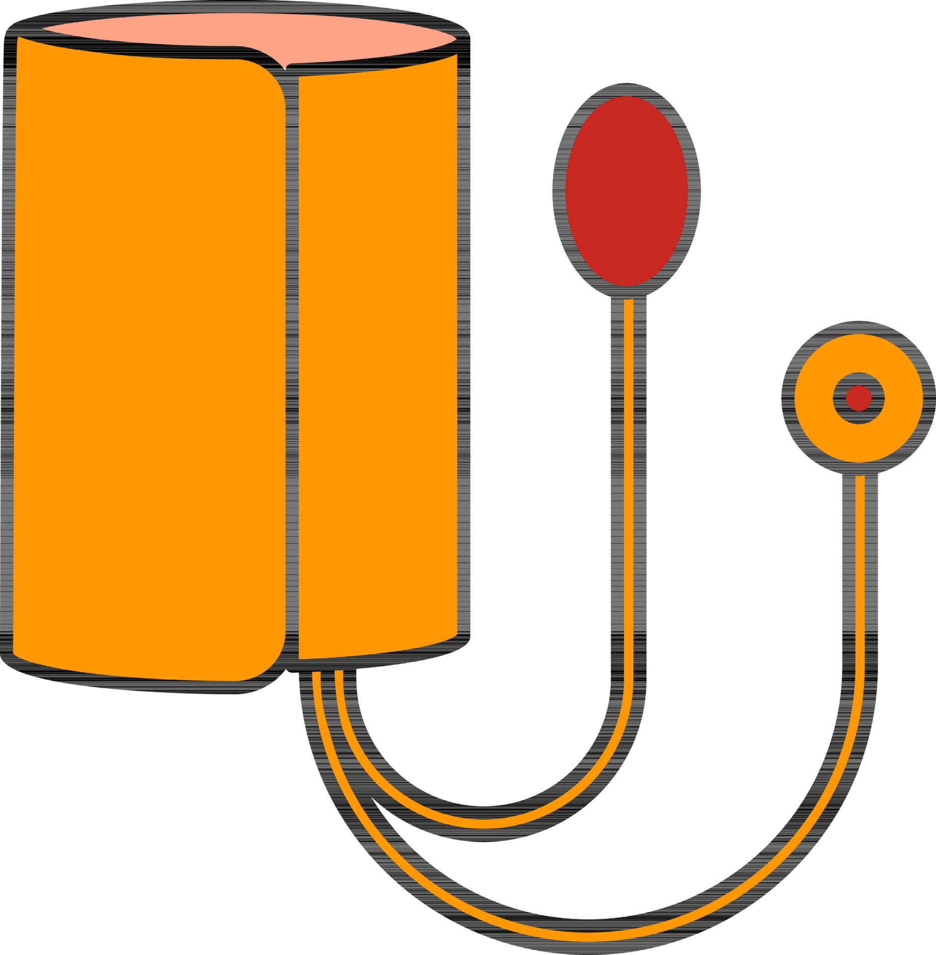 BP Blood Pressure Machine Icon In Orange And Red Color 24470628 Vector bp-blood-pressure-machine-icon-in-orange-and-red-color-24470628-vector