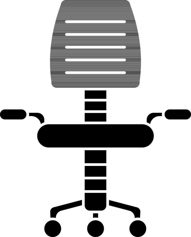 Vector illustration of office chair icon.