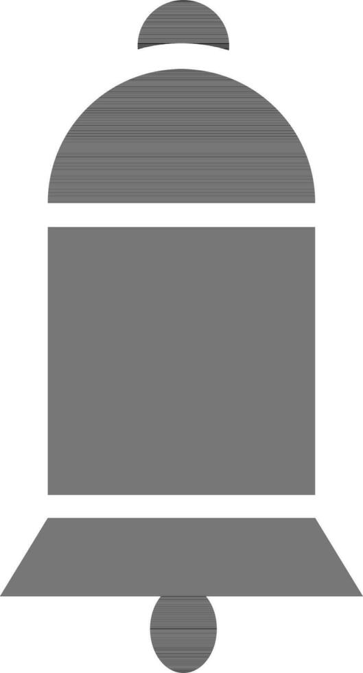Bell icon in flat style. vector