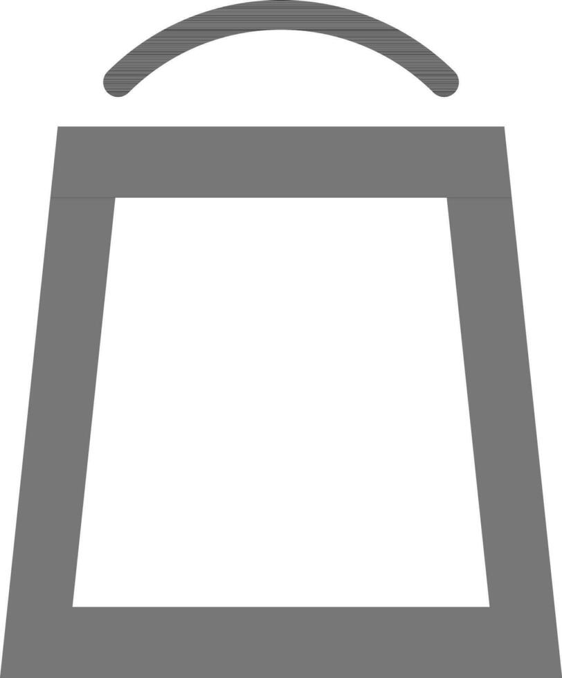 Vector illustration of shopping bag icon.