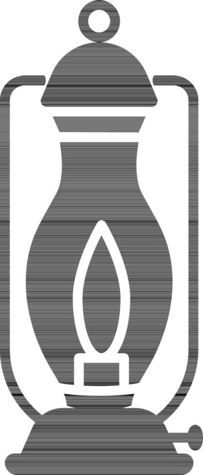 Isolated Vector Illustration of Glyph Lamp Oil Icon.