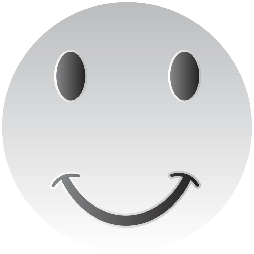 Emotional emoticon with happy smiley face. concept of evaluation and feedback png