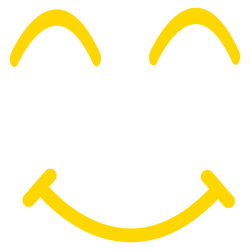 Emotional emoticon with happy smiley face. concept of evaluation and feedback png