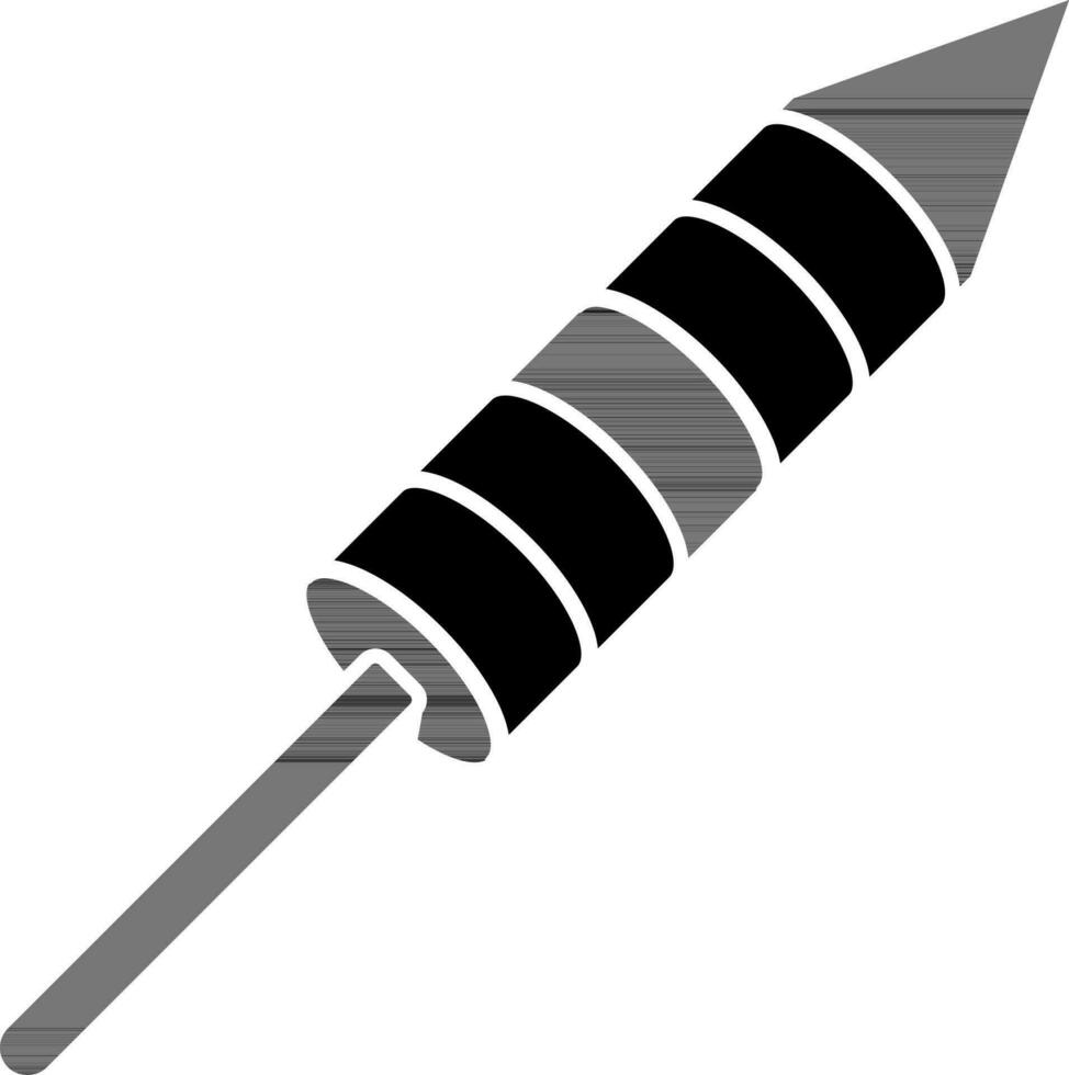 Fireworks Rocket Icon. vector