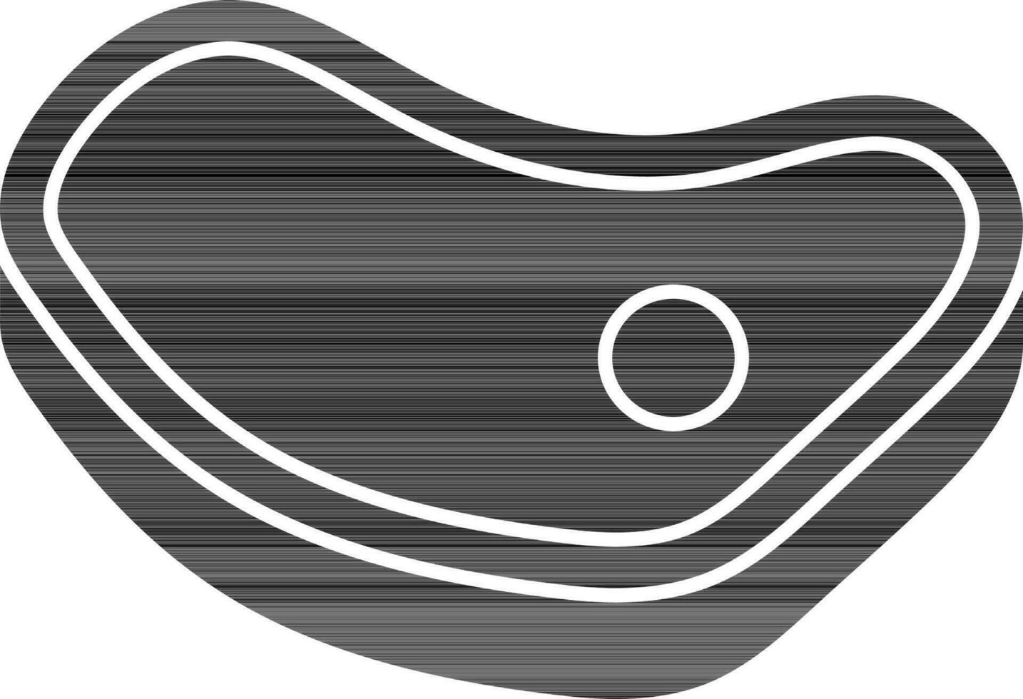 Beef Steak Icon vector