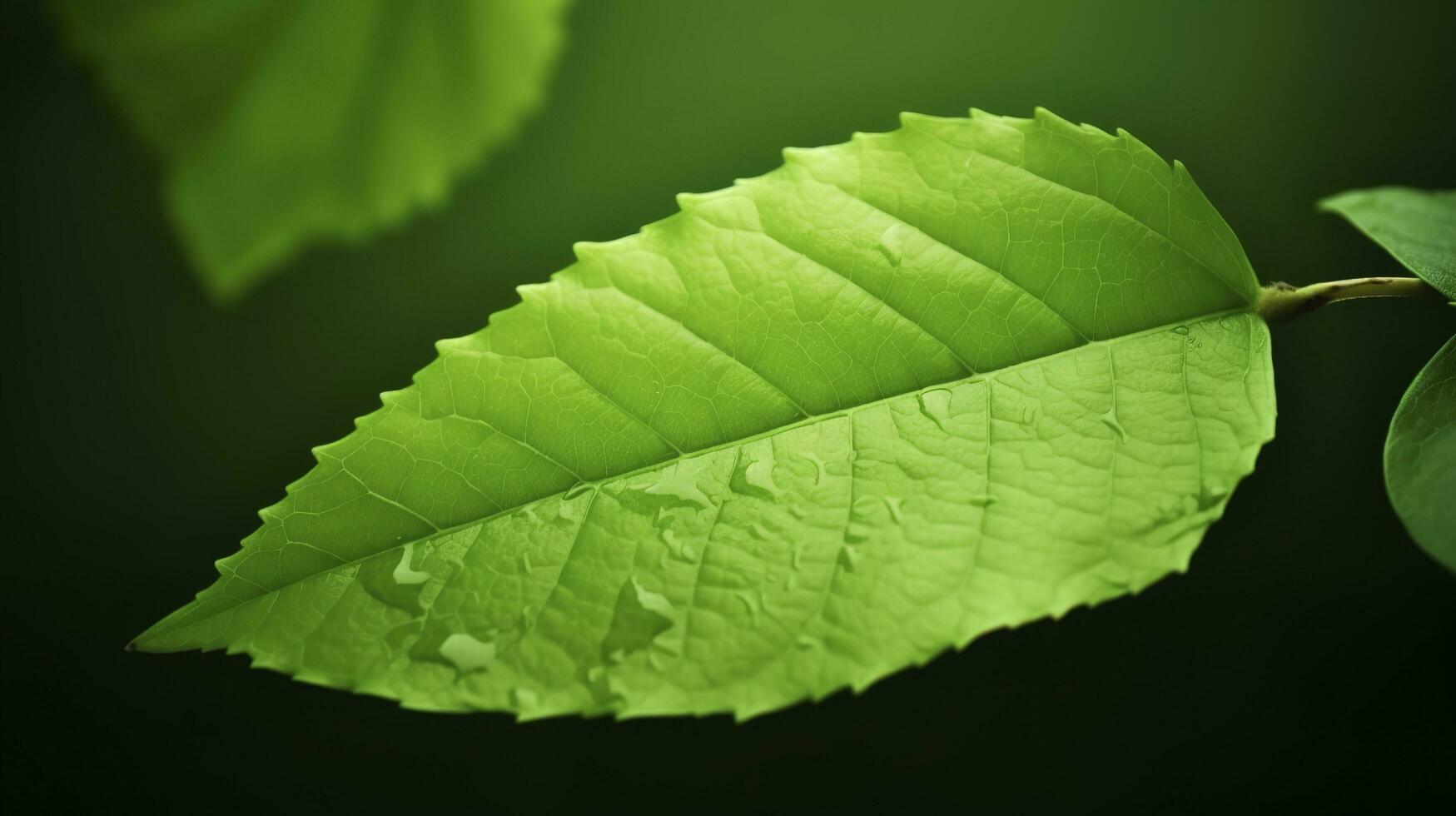 Earth Day and World Environment Day, Spring, Beautiful Natural fresh green leaf, relaxation nature concept, generate ai photo