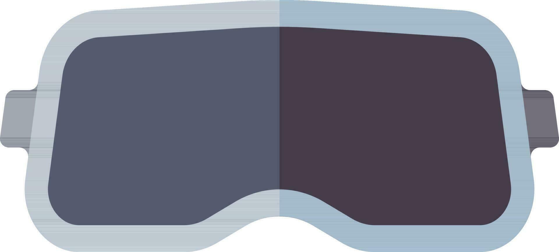 VR glasses icon in gray color. vector