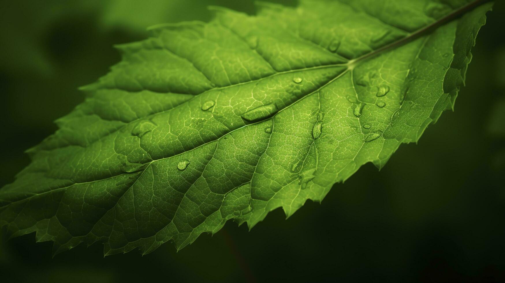 Earth Day and World Environment Day, Spring, Beautiful Natural fresh green leaf, relaxation nature concept, generate ai photo