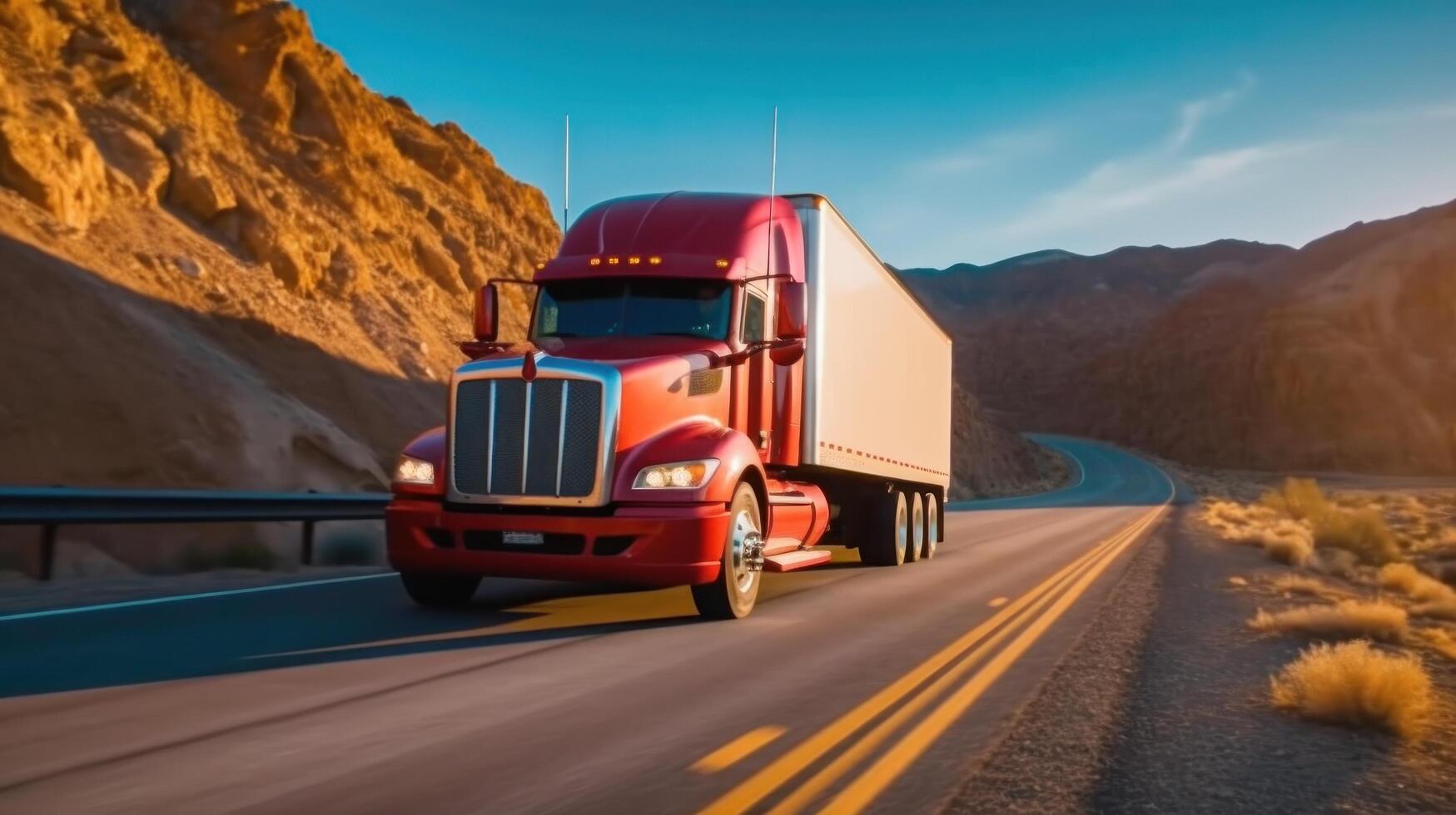 Heavy truck car. Illustration photo