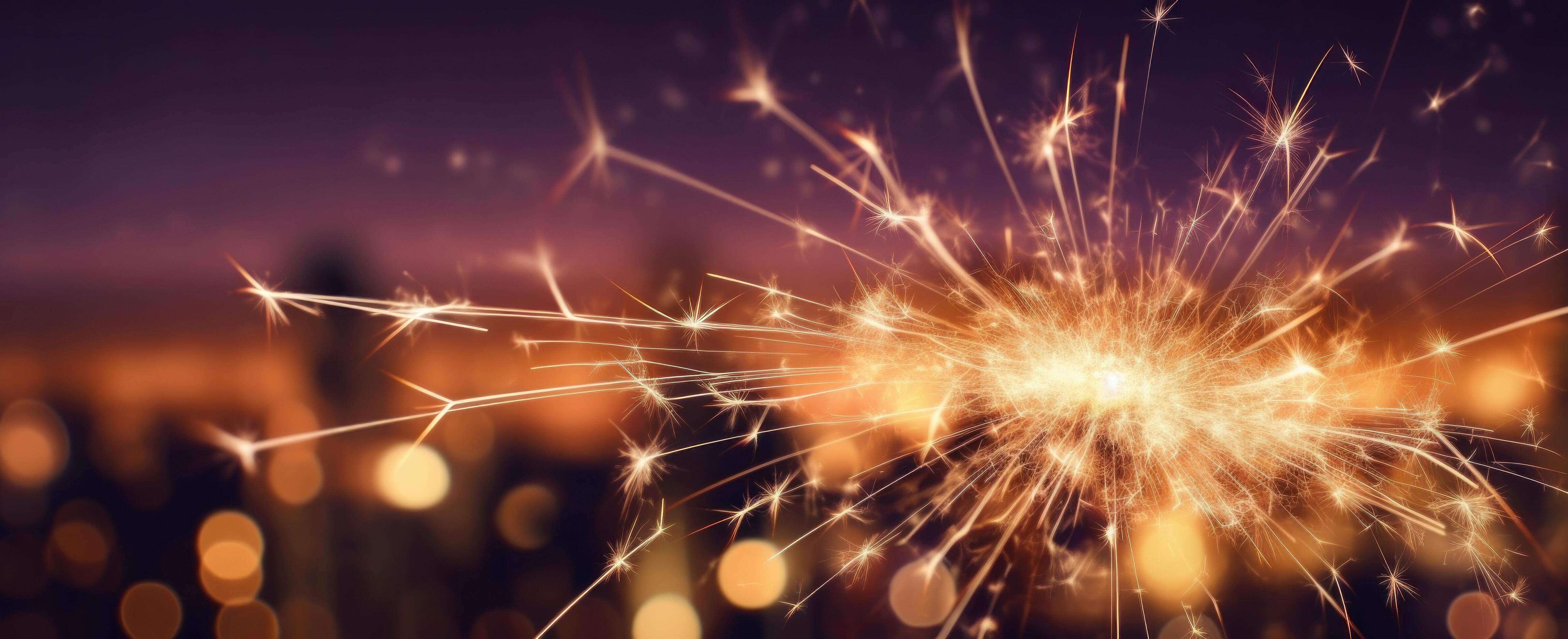 Sparkler New Year Background. Illustration 24473065 Stock Photo at Vecteezy