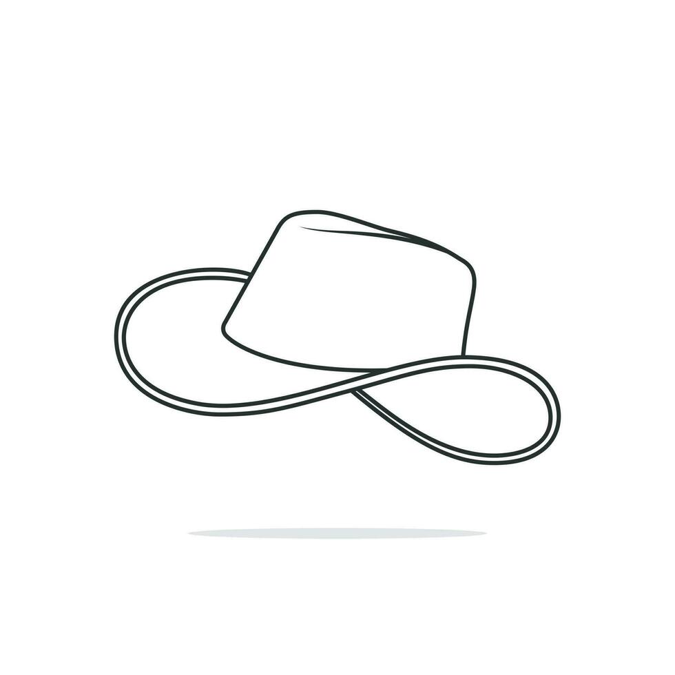 Cow boy hat vector illustration design.