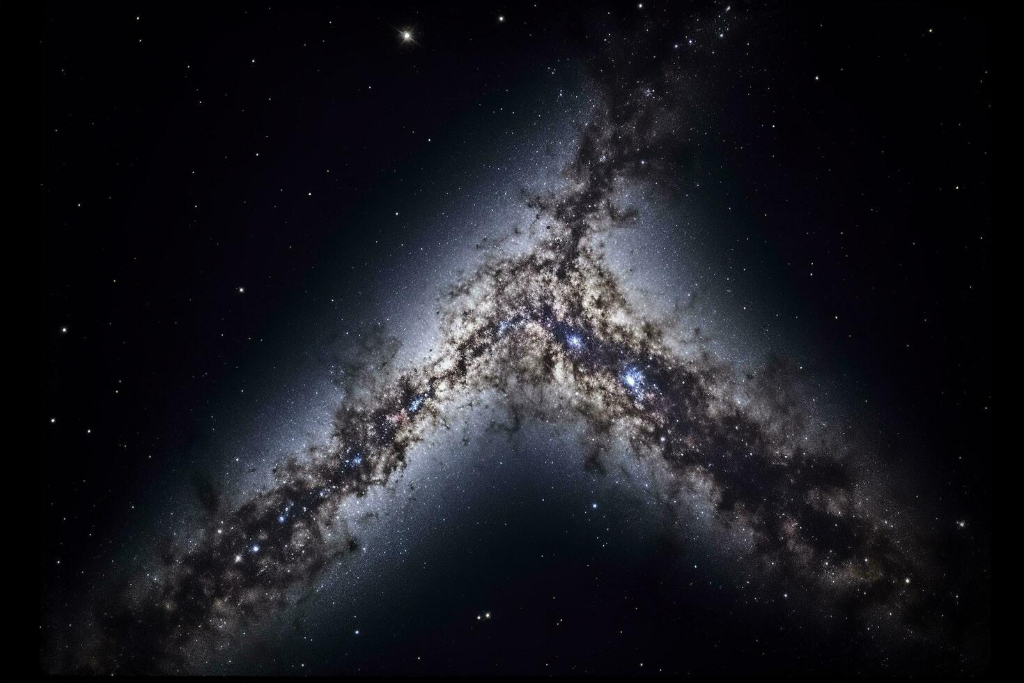 fotografiando el intrincado detalles de el triangulo galaxia, un espiral galaxia situado en el constelación triángulo, utilizando especializado cámaras y telescopios, generar ai foto