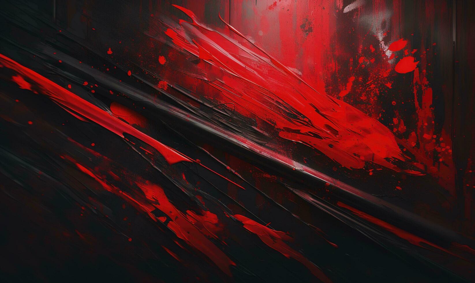 red and black brush stroke banner background perfect for canva, generate ai photo