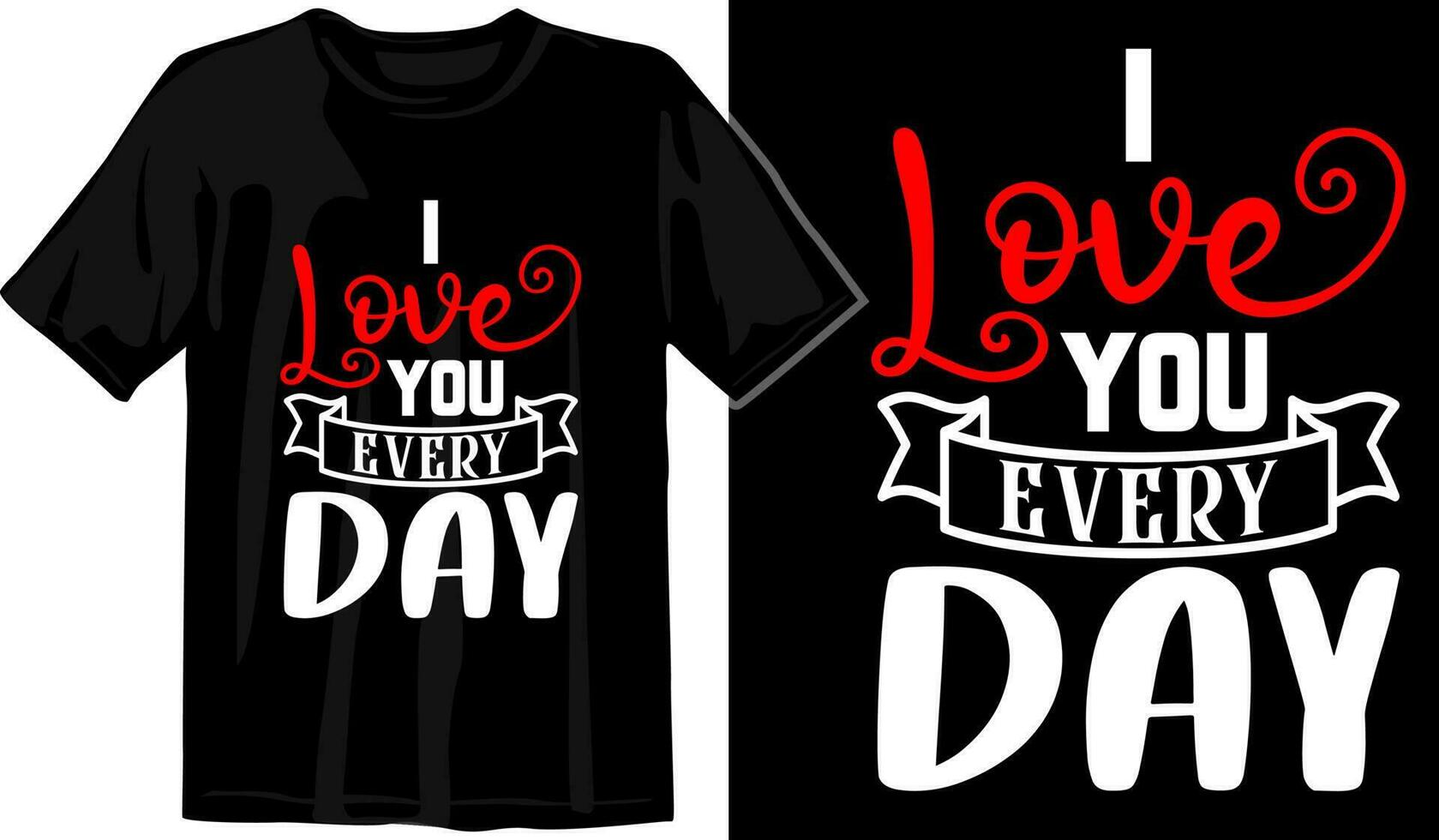 Matching Couple Custom T Shirt Design Vector
