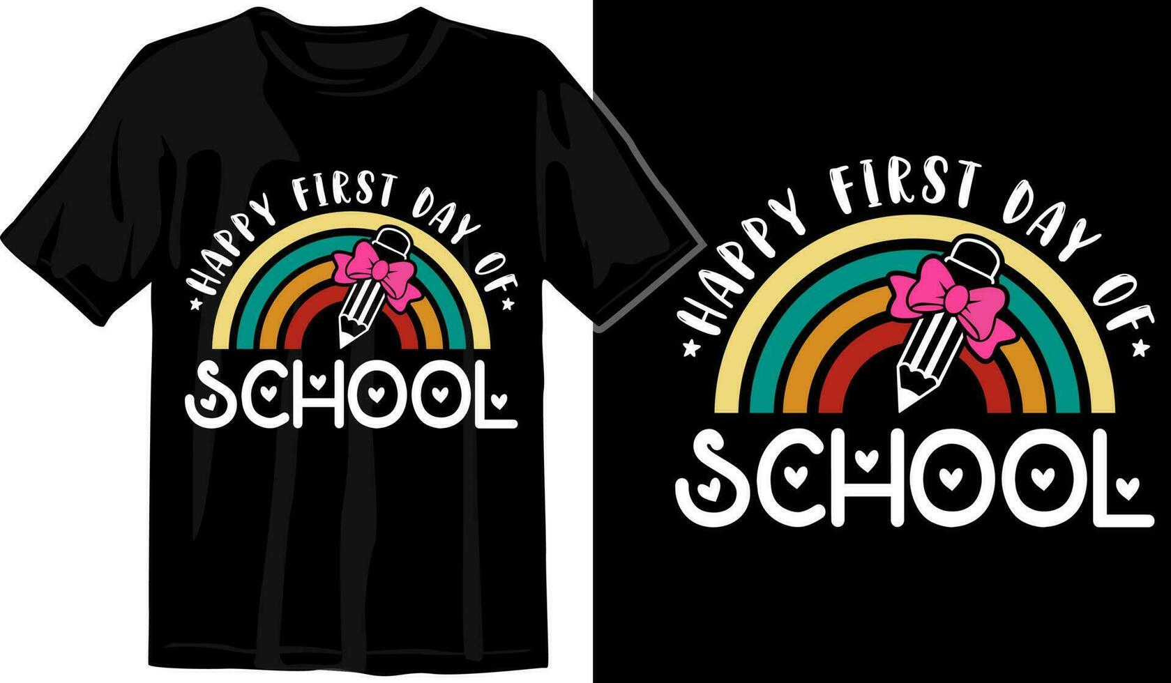 Bienvenido espalda a colegio hermosa niños tipografía t camisa diseño - espalda a colegio t camisa Listo para impresión Pro vector