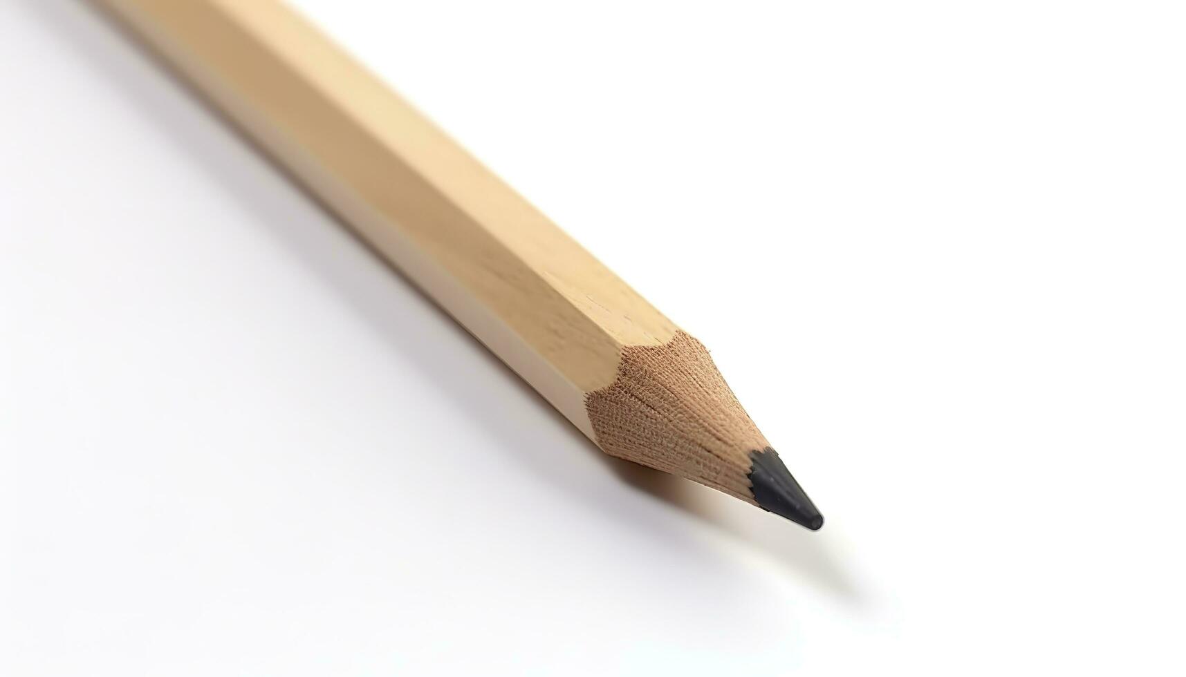 Pencil isolated on white background, generate ai photo