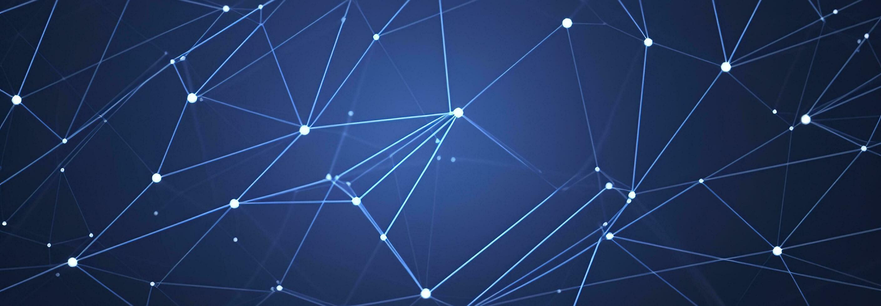Graphic abstract background communication. Perspective backdrop of depth. Big data complex. Minimal array with compounds lines and dots. Digital data visualization. Big data illustration, generate ai photo