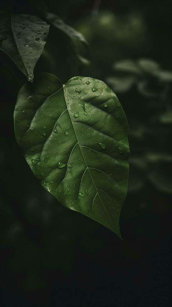 Earth Day and World Environment Day, Spring, Beautiful Natural fresh green leaf, relaxation nature concept, generate ai photo