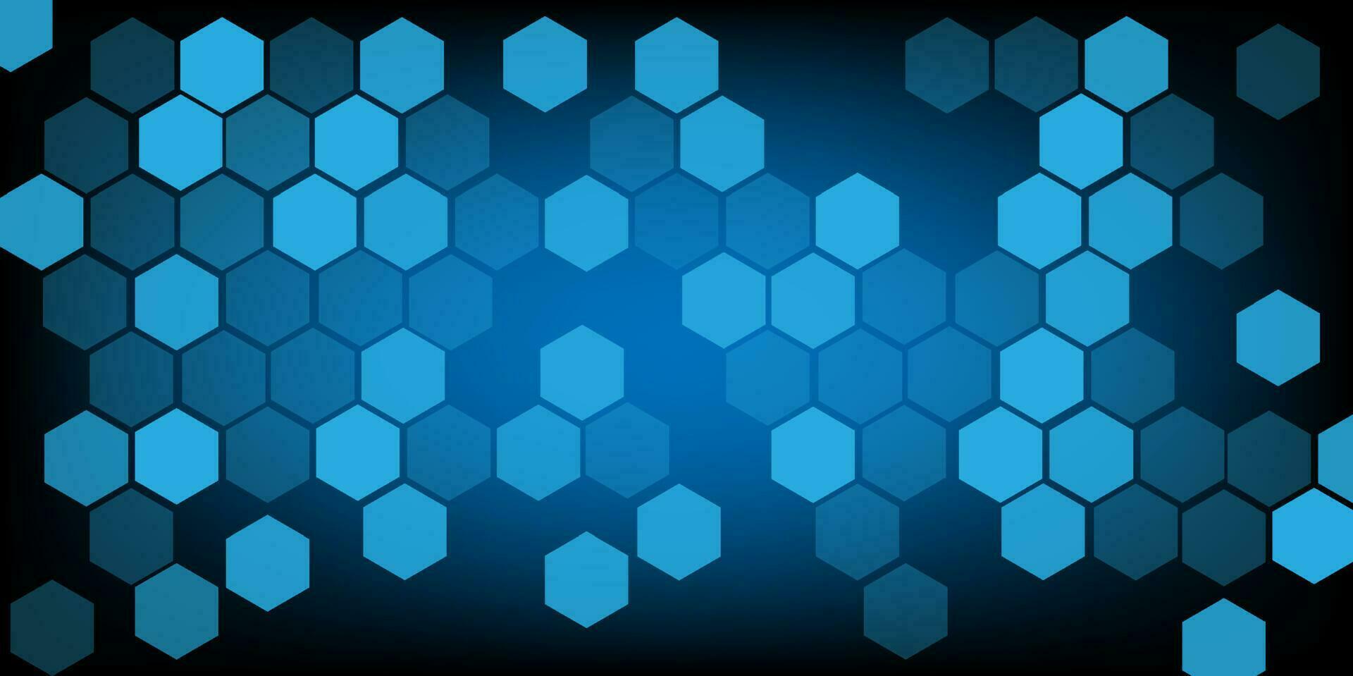 HUD Hexagon futuristic background vector for technology and finance
