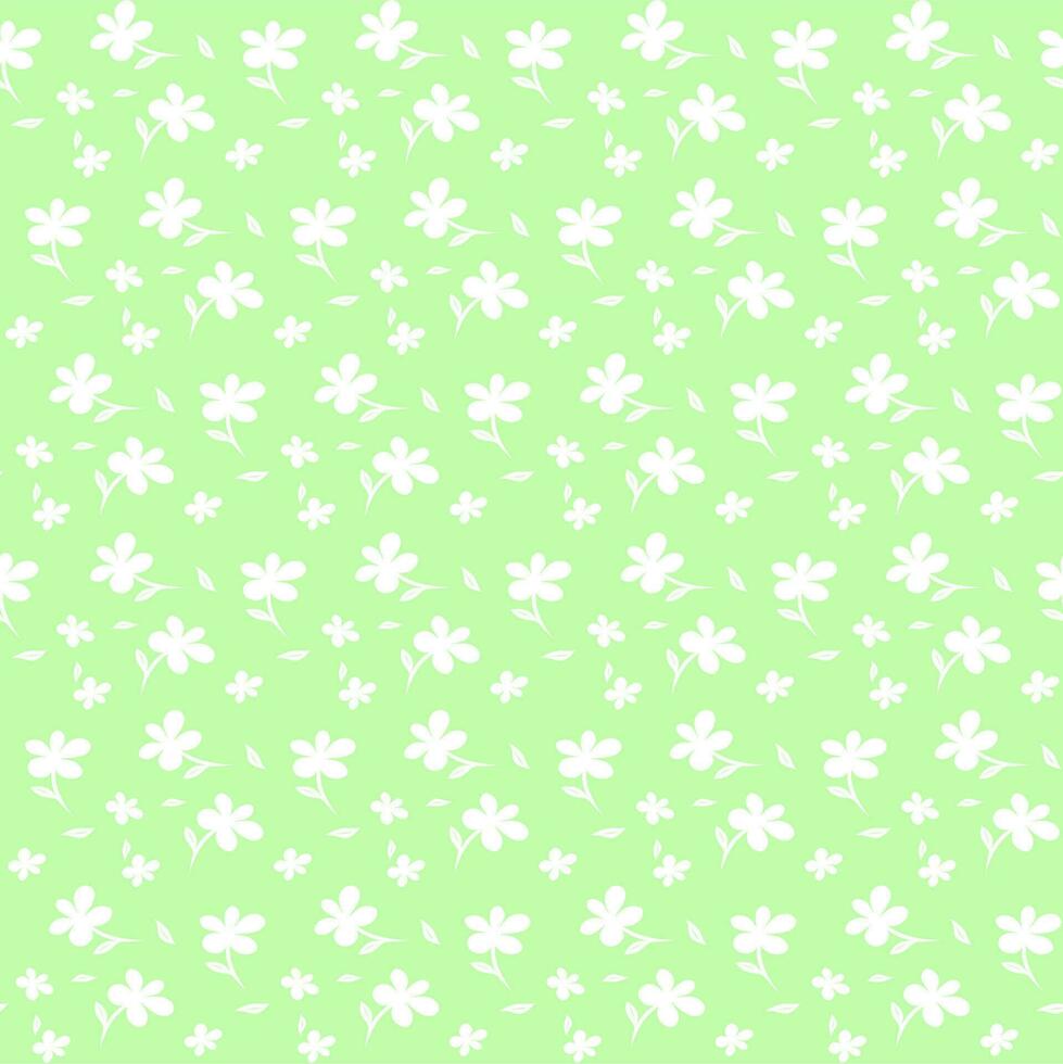 Seamless pattern with flowers. Vector illustration.