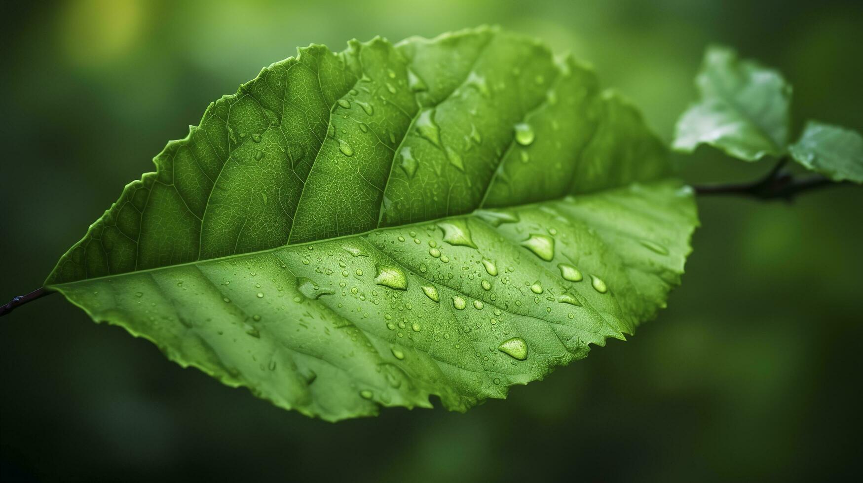 Environment Earth Day In Natural green leaves and plants used as spring background cover page greenery environment ecology wallpaper, concept eco earth day. Saving the environment, generate ai photo