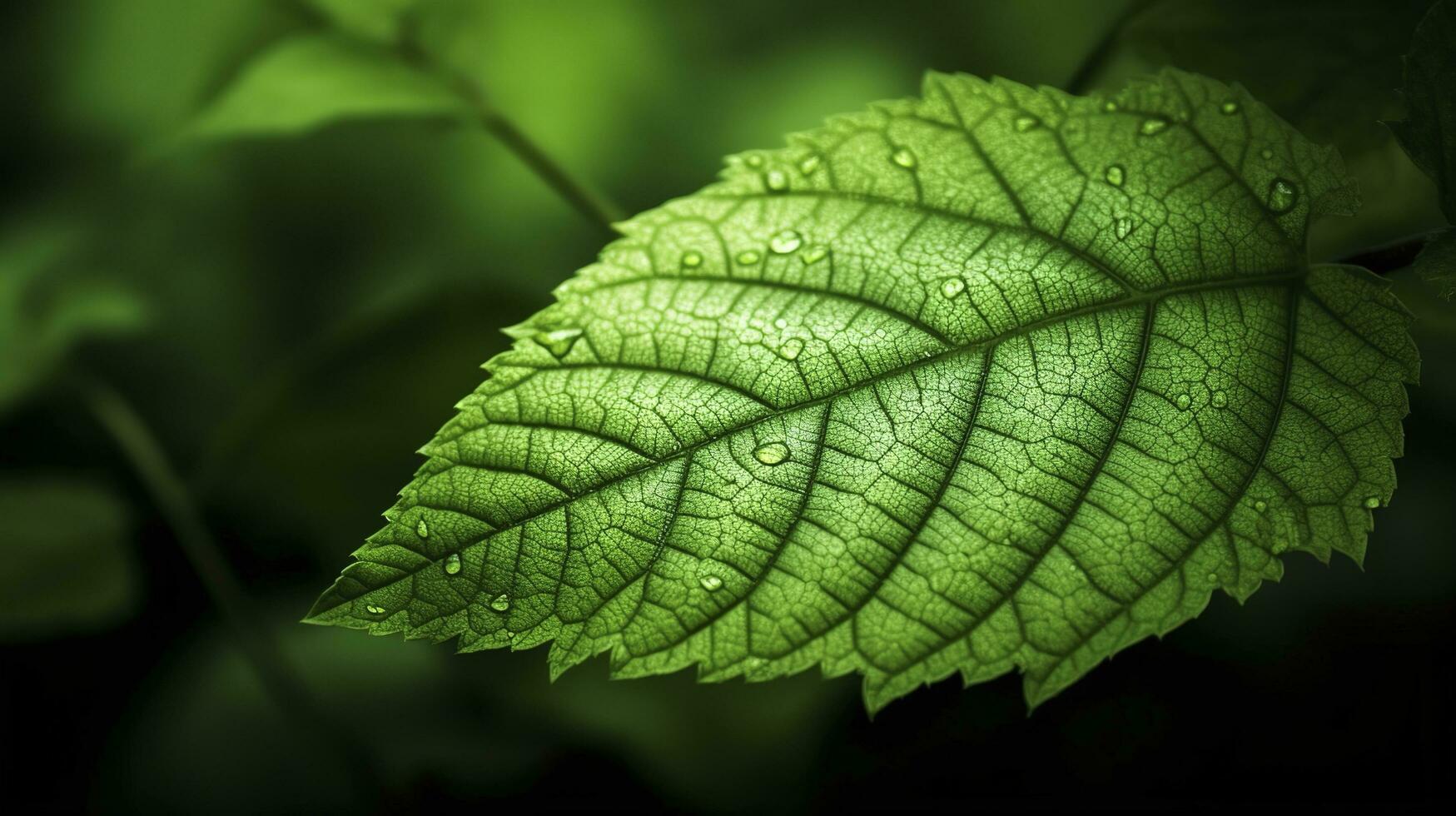 Environment Earth Day In Natural green leaves and plants used as spring background cover page greenery environment ecology wallpaper, concept eco earth day. Saving the environment, generate ai photo