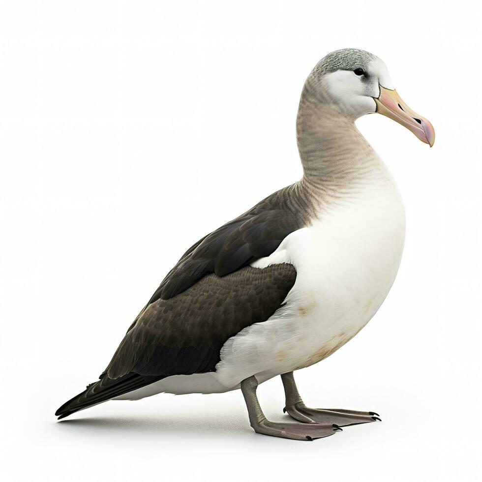 albatros aislado en blanco fondo, generar ai foto