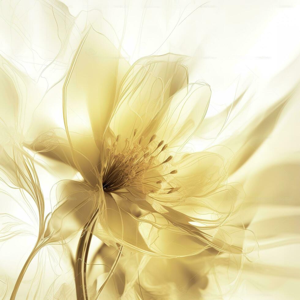 Golden Flower Wallpaper