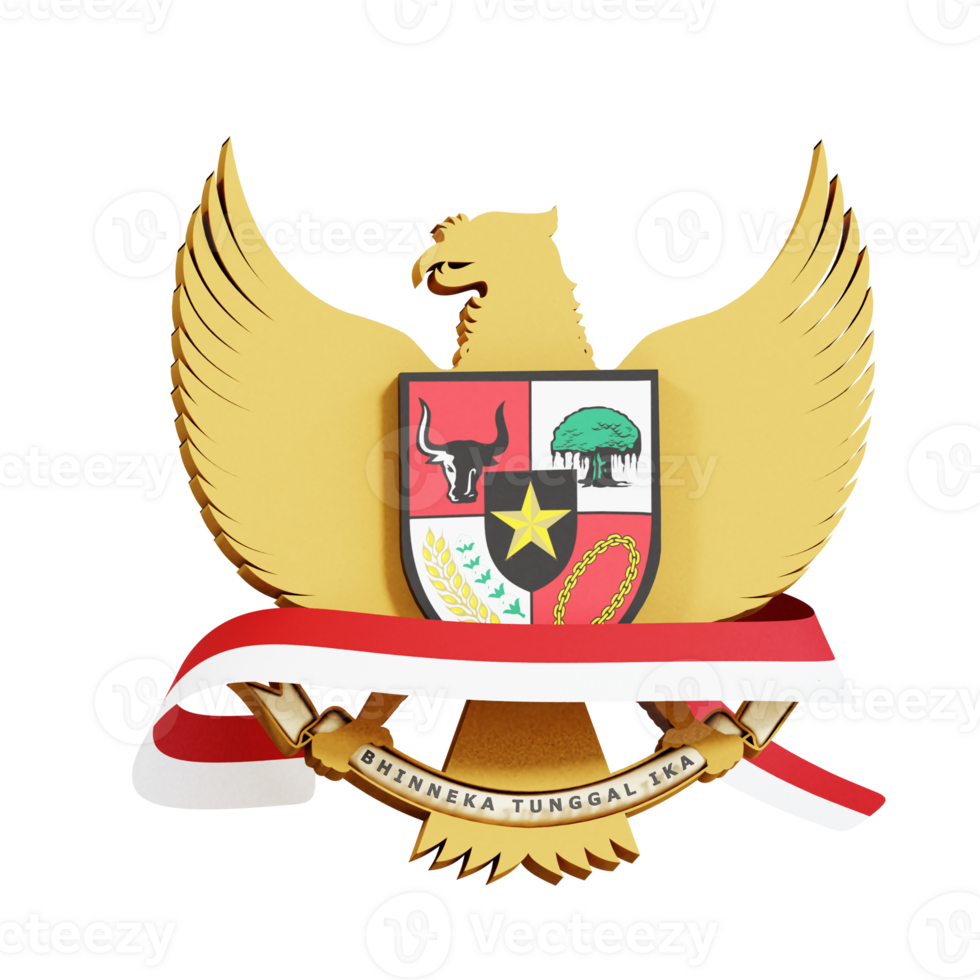 Pancasila Day 3D Icon png