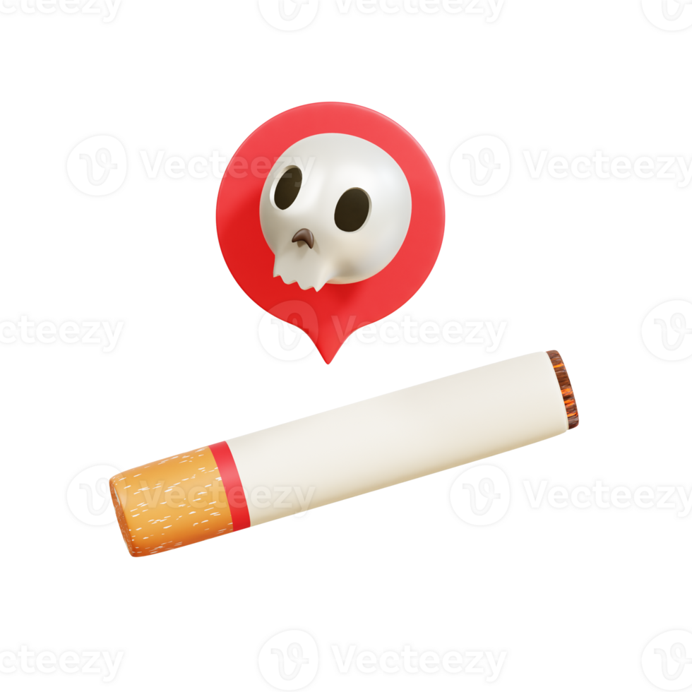 Anti Tobacco Day 3D Icon png