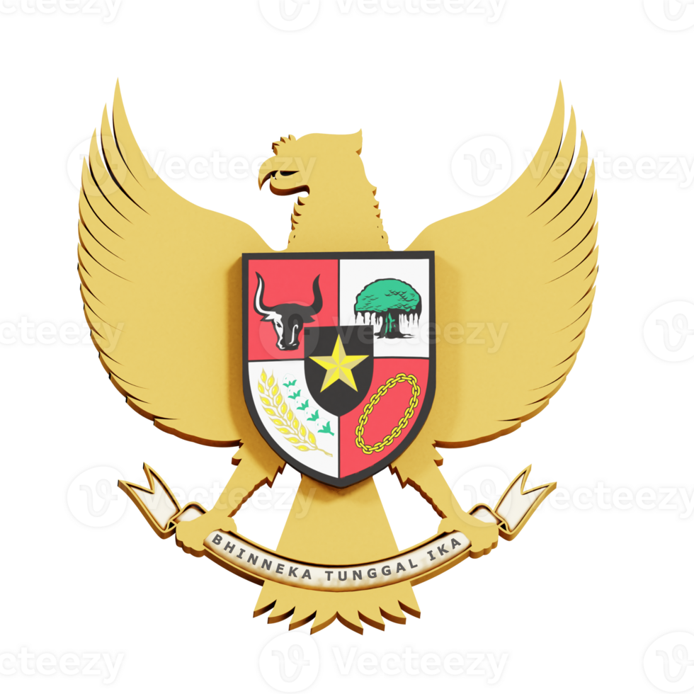 Pancasila Day 3D Icon png