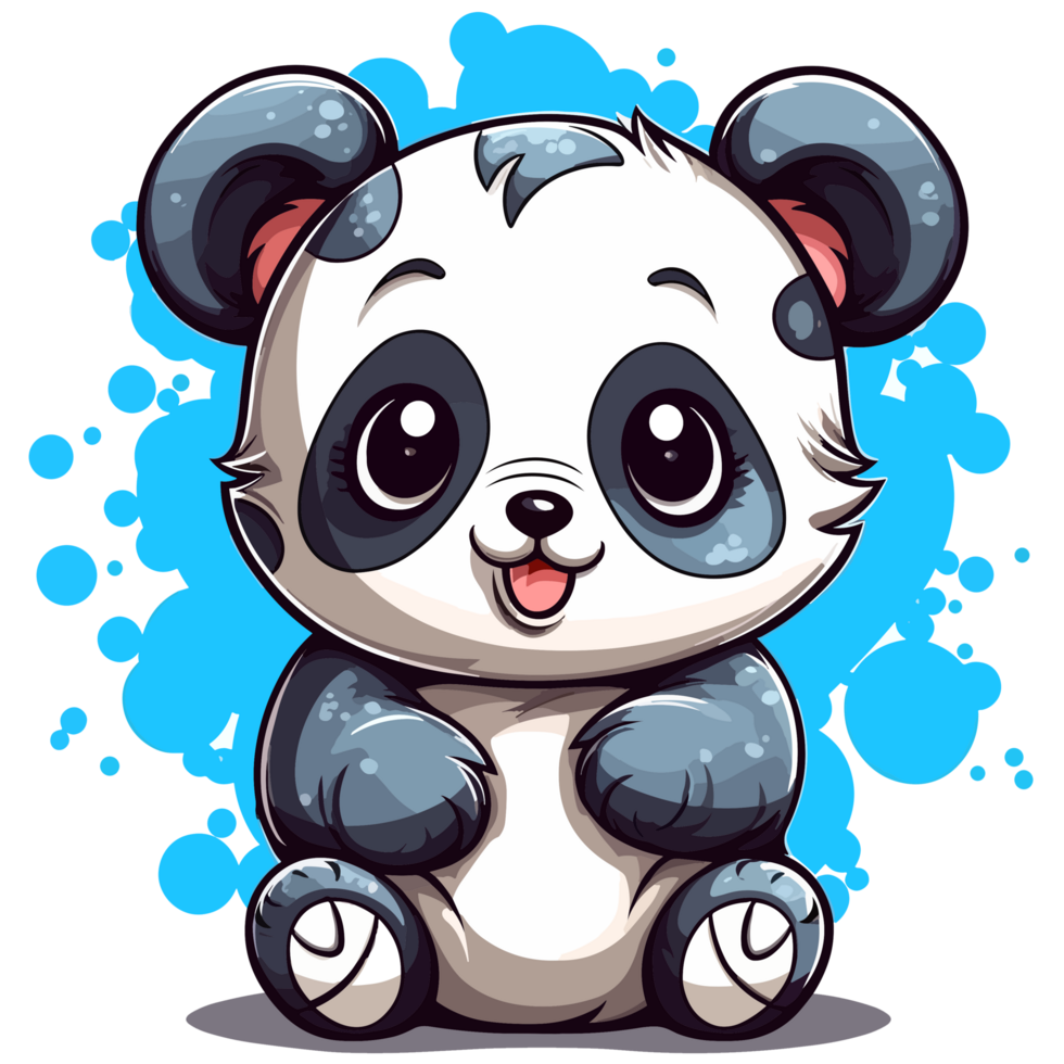 mignonne Panda - ai généré png