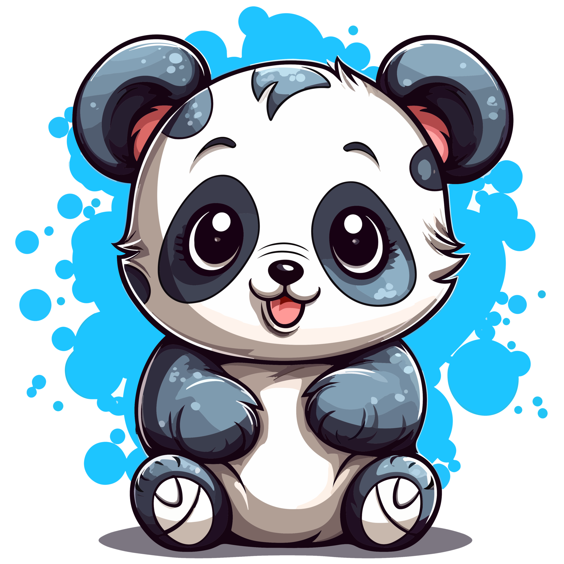 HOW TO DRAW A CUTE PANDA KAWAII 