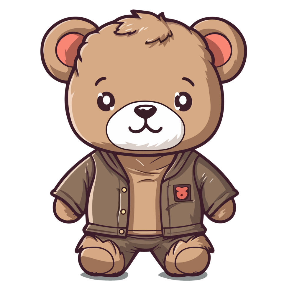 Cute Little Teddy Bear - png