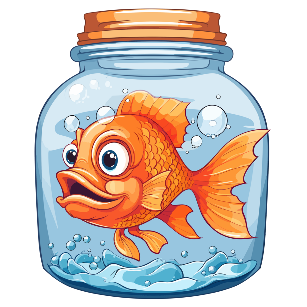 Fish Inside Jar 24477020 PNG