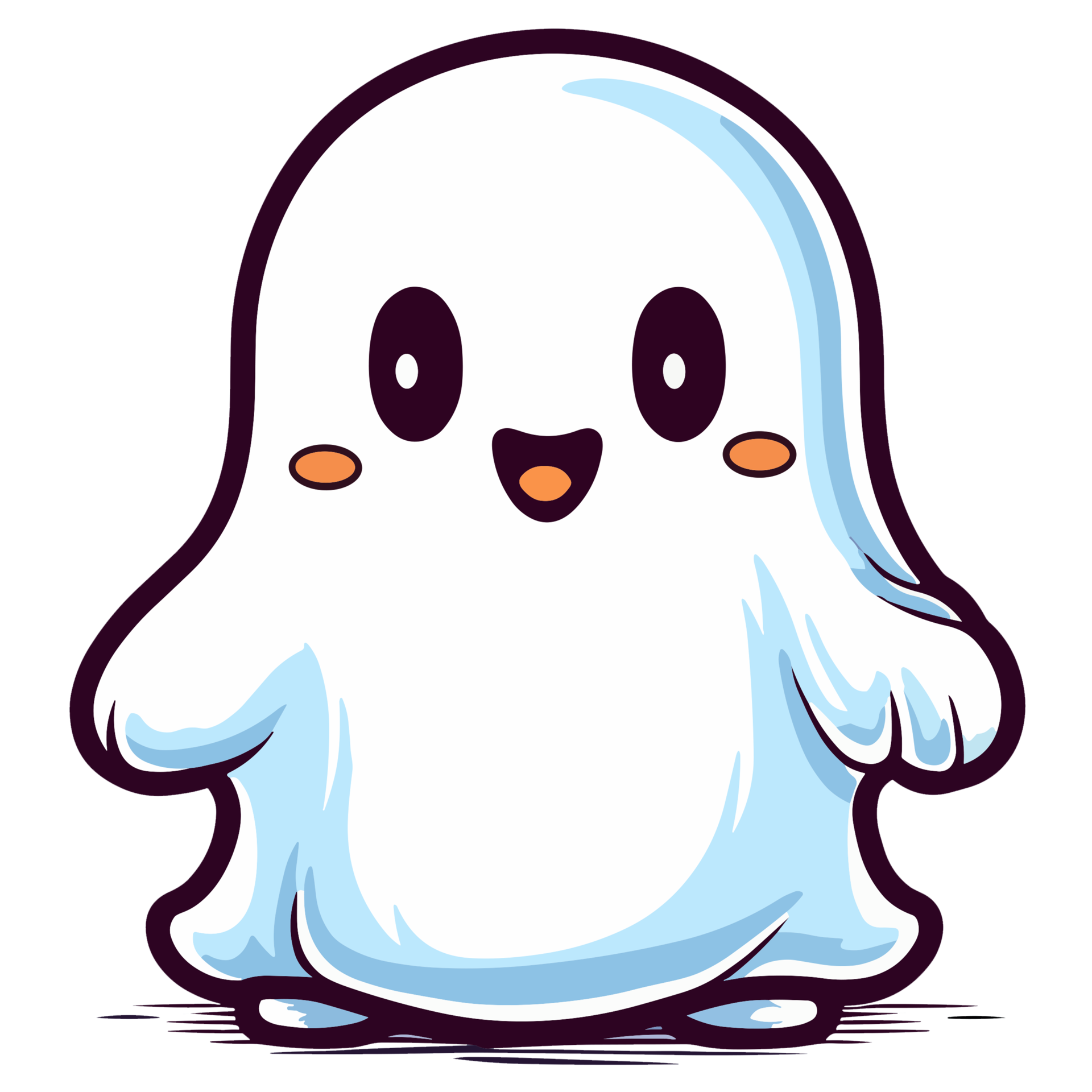 Halloween Boo - Ghost - Ai Generated 24477025 PNG
