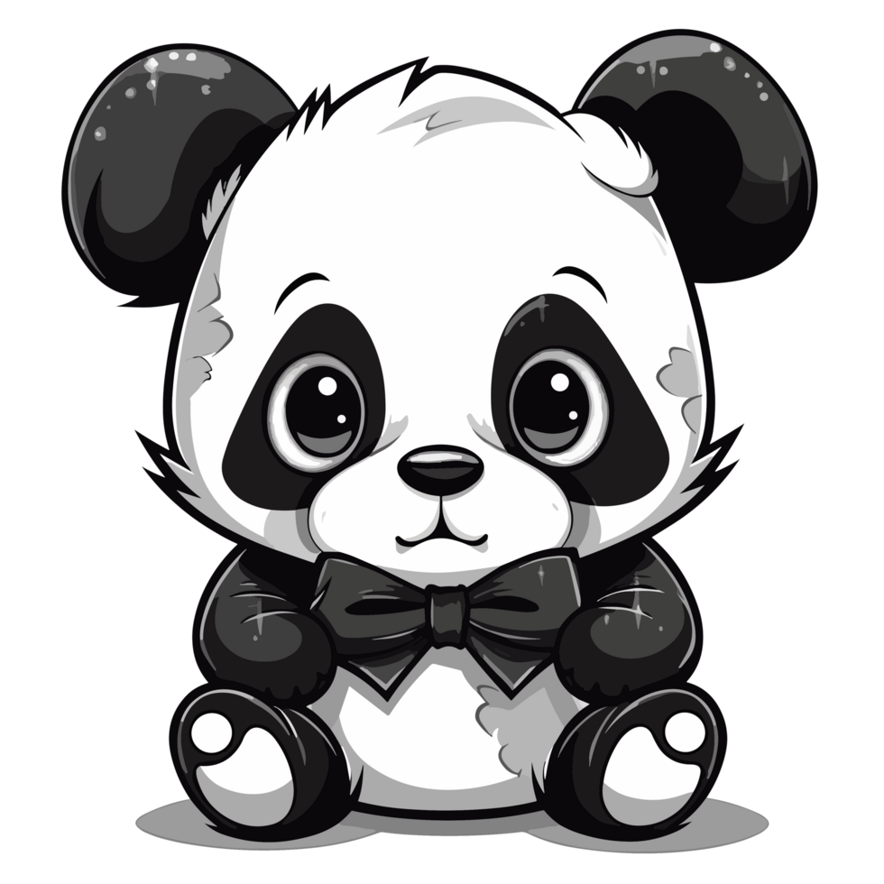 Cute Panda - png