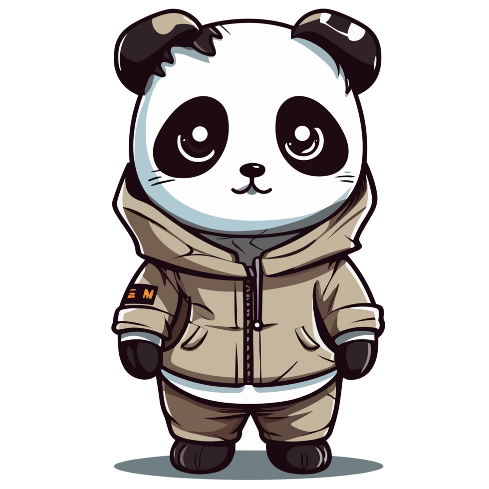 fofa panda - ai gerado png