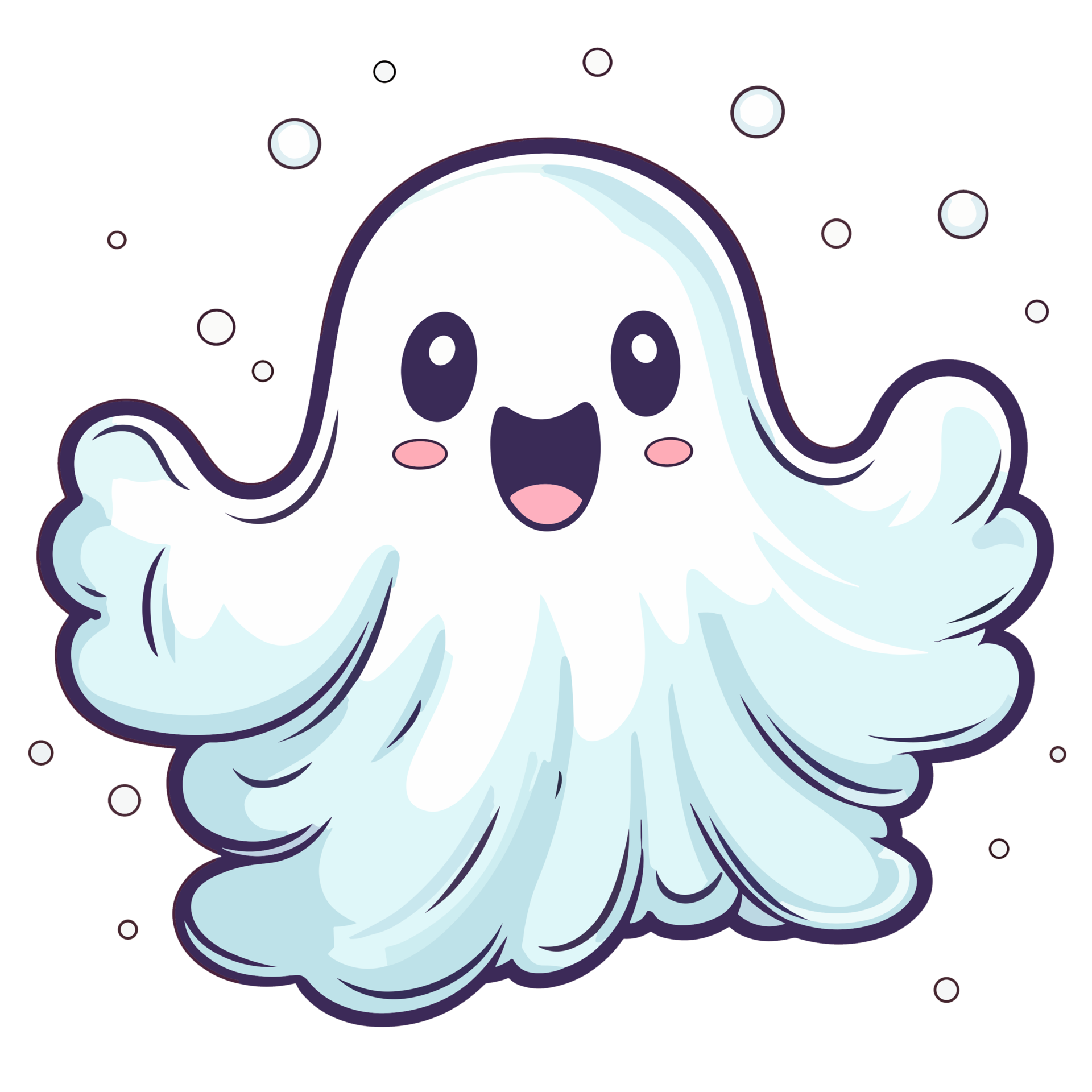 Halloween Boo - Ghost - Ai Generated 24477265 PNG