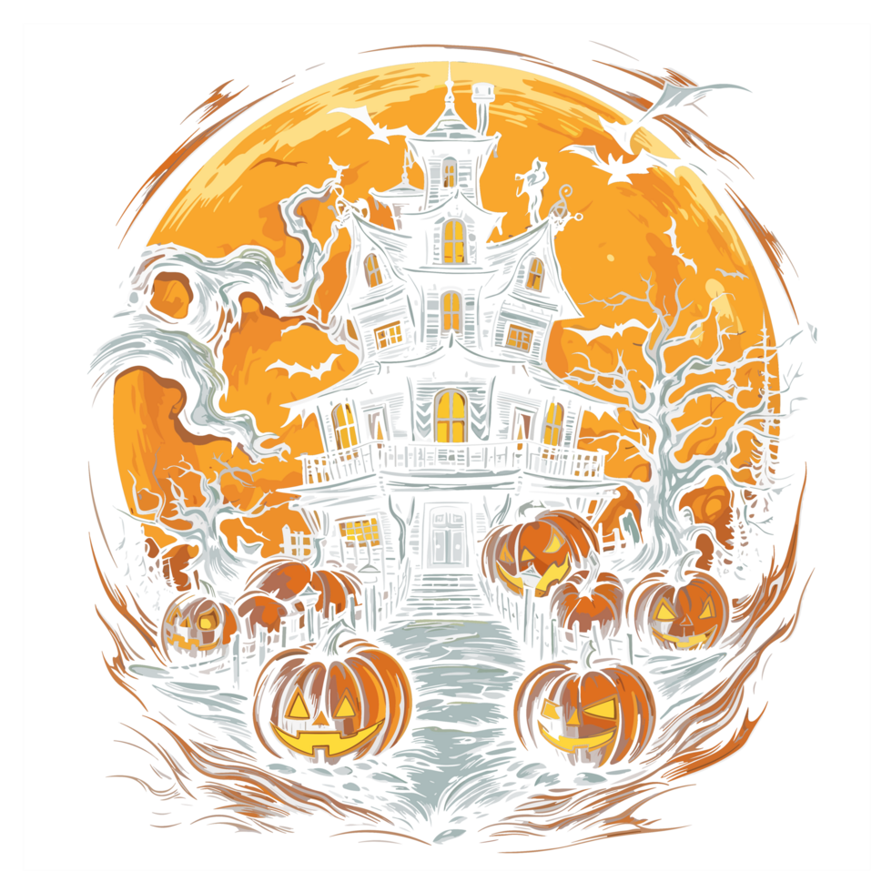 halloween ontwerp - ai gegenereerd png