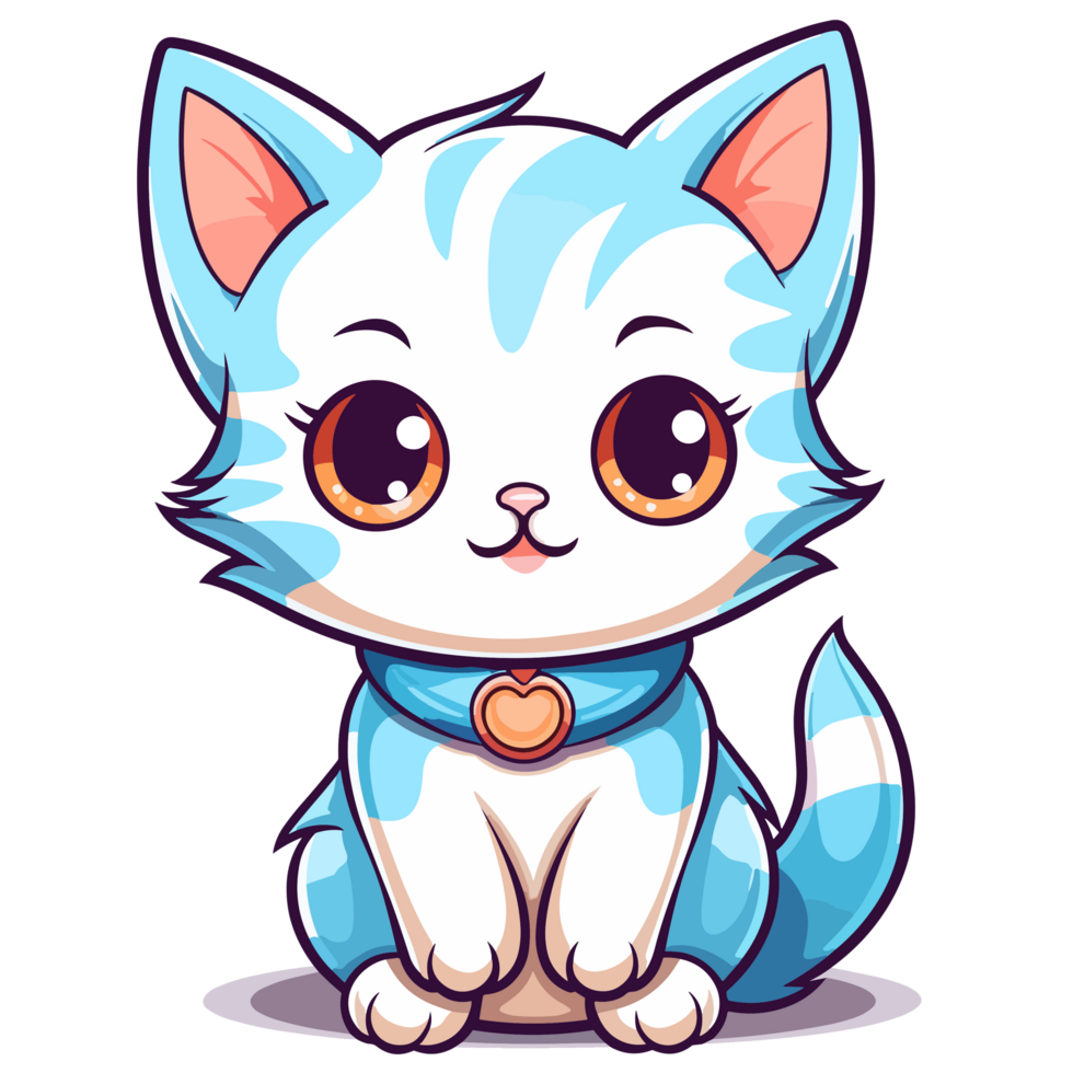 Lovely Cat - Kawaii Style - Ai Generated 24477387 PNG