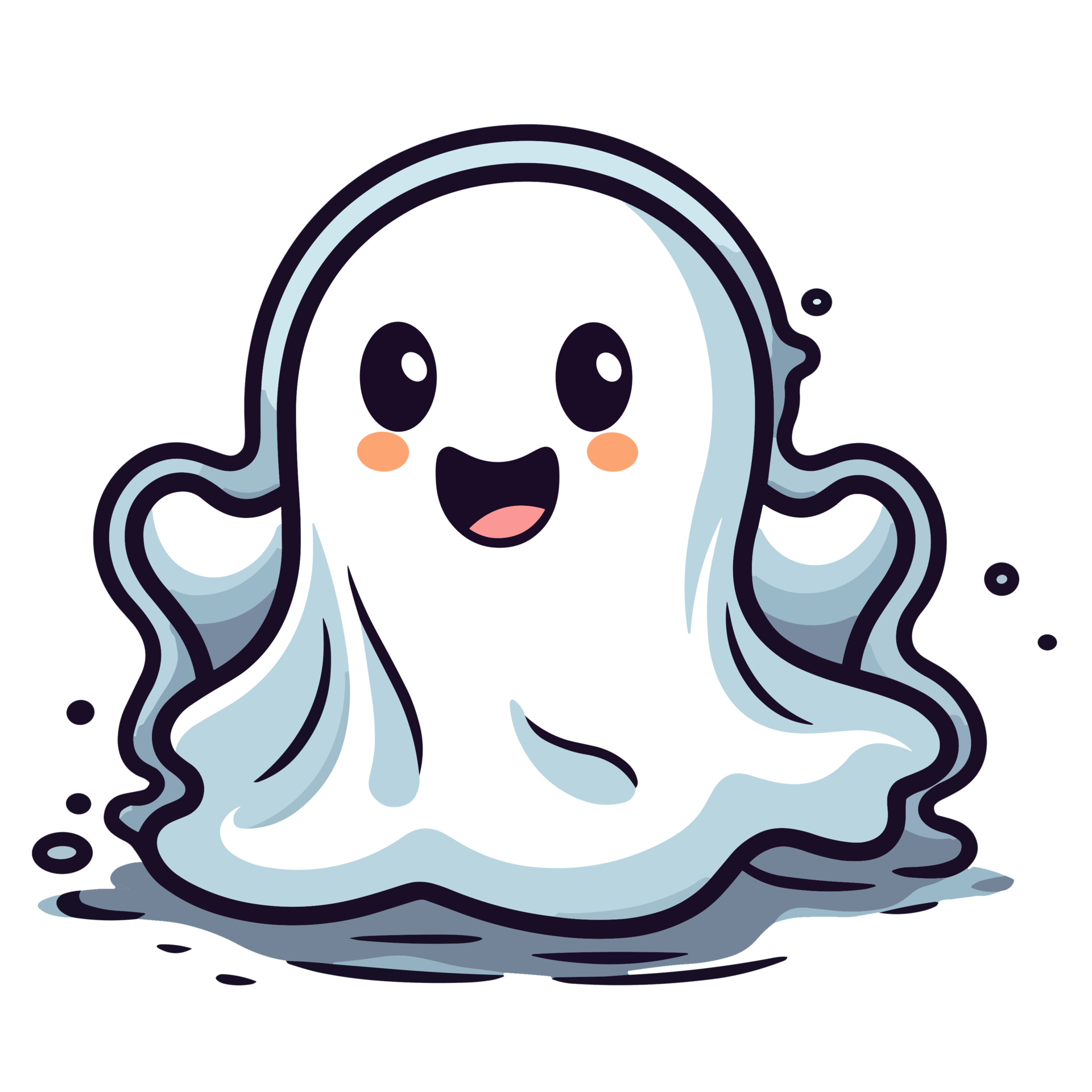 Halloween Boo - Ghost - Ai Generated 24477451 PNG