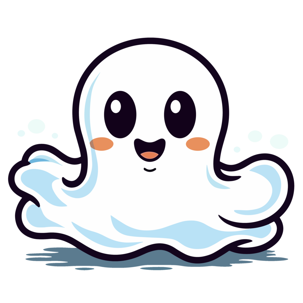 Halloween fischio - fantasma - ai generato png