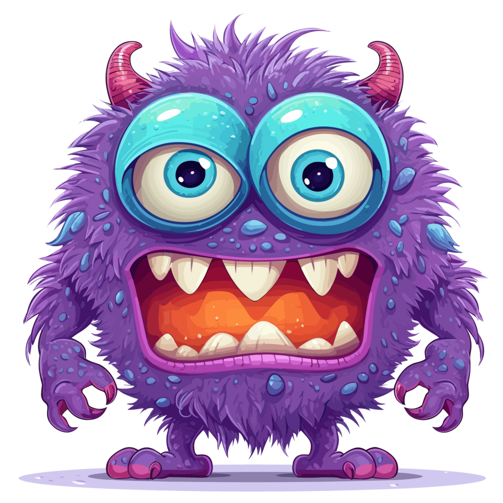 kawaii Monster- - - ai generiert png