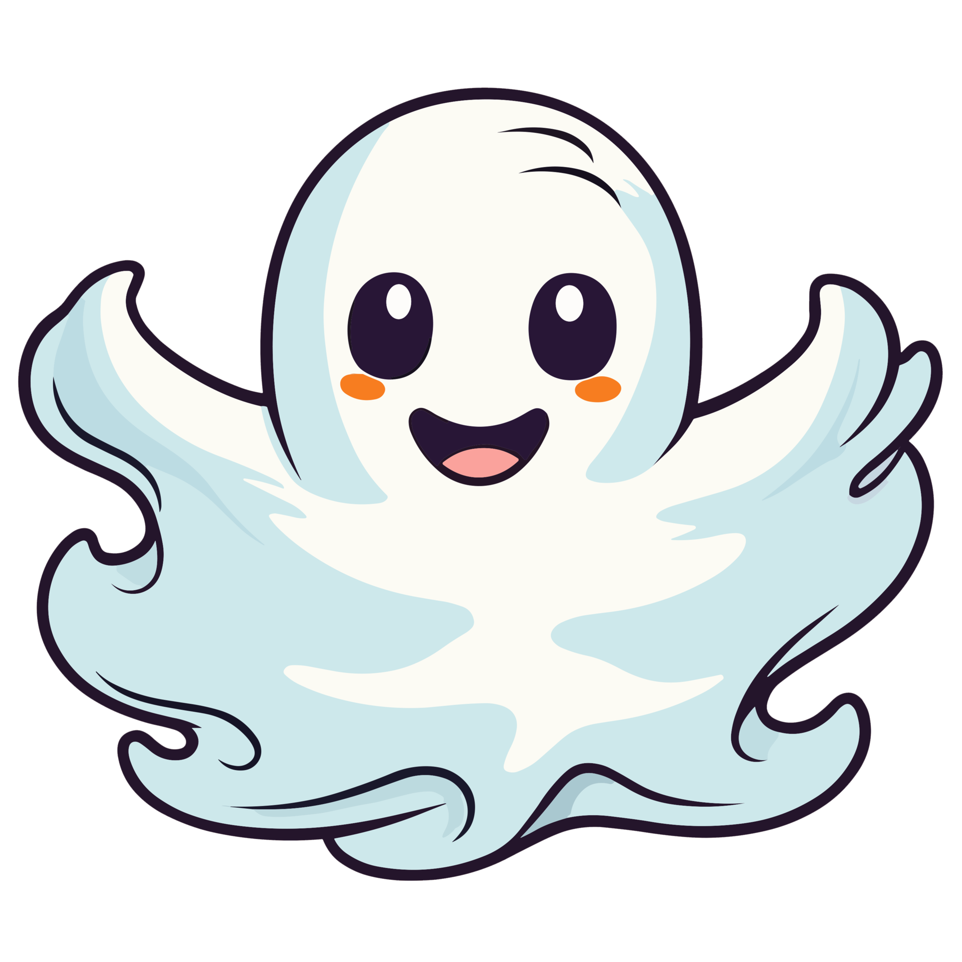 Halloween Boo - Ghost - Ai Generated 24477854 PNG